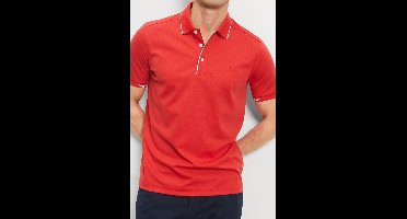OLYMP Casual Regular Fit Polo shirt Korte mouw rood