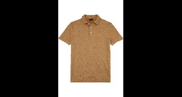 OLYMP Casual Regular Fit Polo shirt Korte mouw caramel