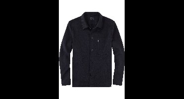 OLYMP Casual Modern Fit Overshirt Marine, Effen