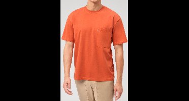 OLYMP Casual Relaxed Fit T-Shirt sienna, Effen