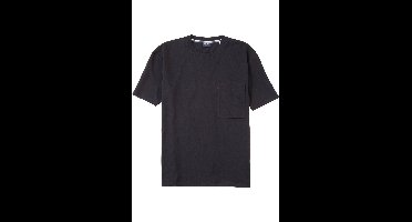 OLYMP Casual Relaxed Fit T-Shirt zwart, Effen