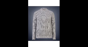 OLYMP SIGNATURE Soft Business Regular Fit Gebreide trui ronde hals middengrijs, Effen