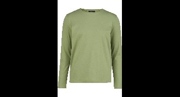OLYMP SIGNATURE Casual Regular Fit Longsleeve lichtgroen, Effen