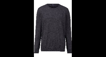 OLYMP SIGNATURE Casual Regular Fit Trui ronde hals antraciet, Effen