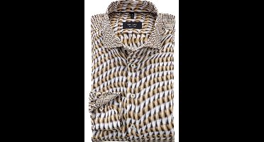 OLYMP SIGNATURE Tailored Fit Overhemd geel, Effen