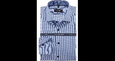OLYMP SIGNATURE Tailored Fit Overhemd blauw, Ruit