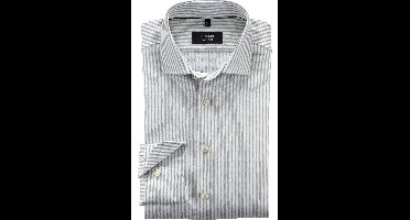 OLYMP SIGNATURE Tailored Fit Overhemd lichtgroen, Gestreept