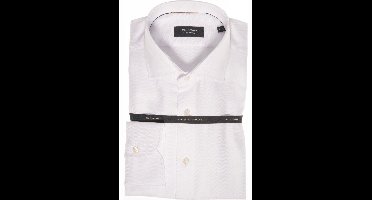 OLYMP SIGNATURE Tailored Fit Overhemd wit, Herringbone