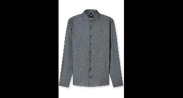 OLYMP SIGNATURE Casual Tailored Fit Overhemd groen, Effen