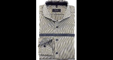 OLYMP SIGNATURE Tailored Fit Overhemd groen, Motief
