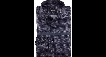 OLYMP SIGNATURE Tailored Fit Overhemd ML6 (vanaf 68 CM) karamel/wit