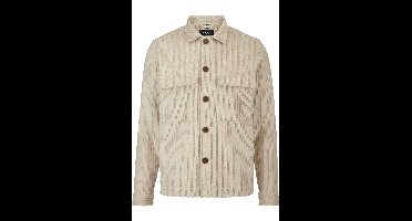 OLYMP SIGNATURE Casual Regular Fit Overshirt ecru, Effen