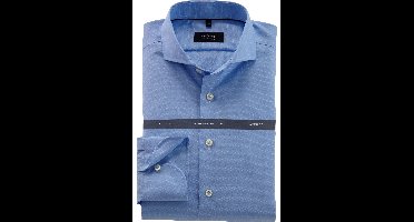 OLYMP SIGNATURE Tailored Fit Overhemd blauw, Effen