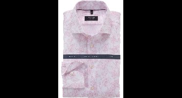 OLYMP SIGNATURE Tailored Fit Overhemd roos, Bedrukt