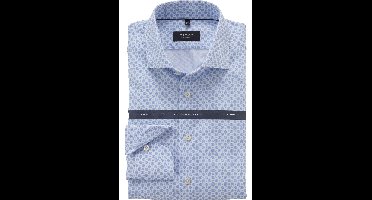 OLYMP SIGNATURE Tailored Fit Overhemd blauw, Bedrukt