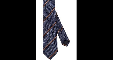 OLYMP SIGNATURE Stropdas blauw/geel, Gestreept