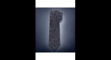 OLYMP SIGNATURE Stropdas bruin, Bloemen