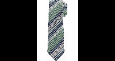 OLYMP SIGNATURE Stropdas groen, Gestreept