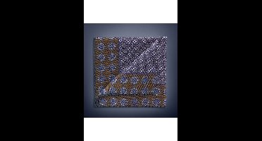 OLYMP SIGNATURE Pochet blauw/bruin/wit, Motief