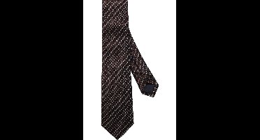 OLYMP SIGNATURE Stropdas blauw/bruin, Motief