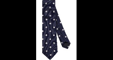 OLYMP SIGNATURE Stropdas blauw/wit, Stippen