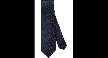 OLYMP SIGNATURE Stropdas bruin/blauw, Bloemen