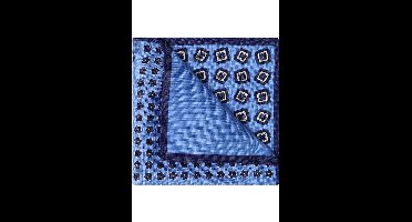 OLYMP SIGNATURE Pochet lichtblauw, Motief