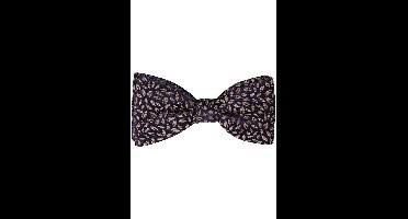 OLYMP SIGNATURE Vlinderdas blauw/bruin, Motief