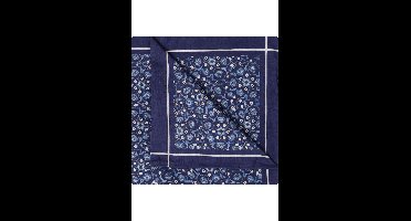 OLYMP SIGNATURE Pochet blauw/wit, Motief