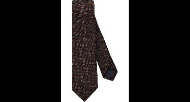 OLYMP SIGNATURE Stropdas blauw/bruin, Motief