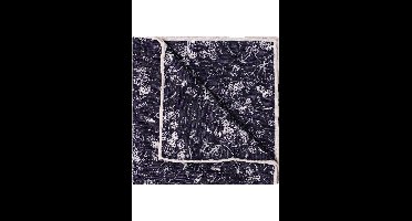 OLYMP SIGNATURE Pochet donkerblauw/wit, Motief