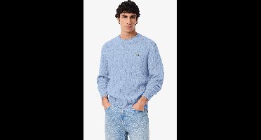 Lacoste Trui ronde hals, Cable knit