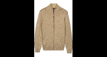Baileys Regular Fit Cardigan bruin, Effen