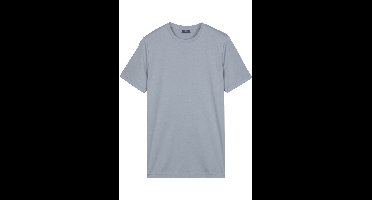 Baileys Regular Fit T-Shirt ronde hals blauw, Effen