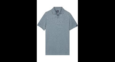 Baileys Modern Fit korte-mouwen trui blauw, Effen