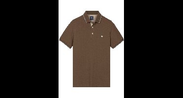 Baileys Modern Fit Polo shirt Korte mouw taupe