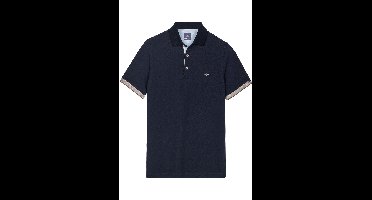 Baileys Modern Fit Polo shirt Korte mouw donkerblauw