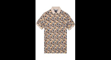 Baileys Modern Fit Polo shirt Korte mouw beige