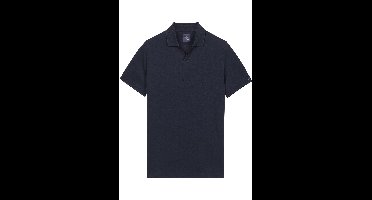 Baileys Modern Fit korte-mouwen trui marine, Effen