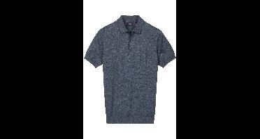 Baileys Modern Fit gebreide polo marine, Effen