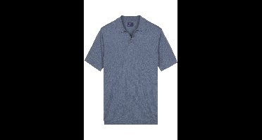 Baileys Modern Fit korte-mouwen trui blauw, Effen