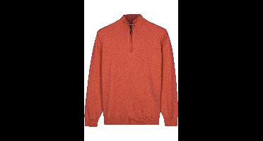 Baileys Regular Fit Half-Zip Sweater rood, Effen