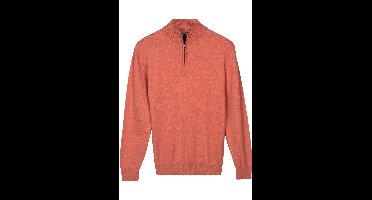 Baileys Regular Fit Half-Zip Sweater rood, Effen