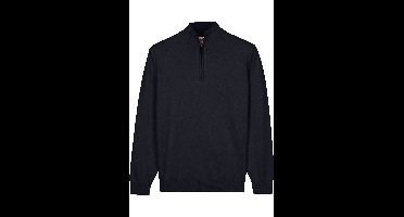 Baileys Regular Fit Half-Zip Sweater marine, Effen