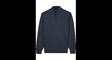 Baileys Regular Fit Half-Zip Sweater marine, Effen