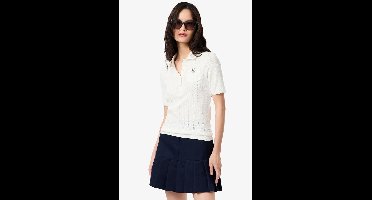 Lacoste Slim Fit Dames Poloshirt wit, Effen