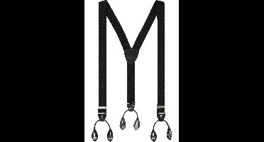 Lloyd Bretels zwart, Effen