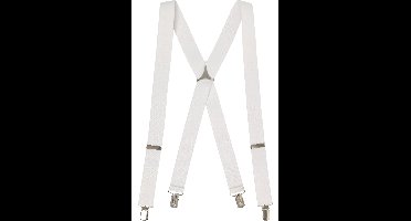 Lloyd Bretels wit, Effen