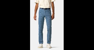 Meyer Modern Fit Chino blauw, Effen