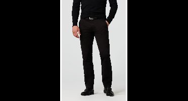 Meyer Comfort Fit Chino zwart, Effen